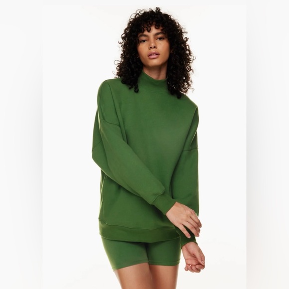 TNA Cozy Fleece Mega Mock Sweatshirt - Picture 1 of 5